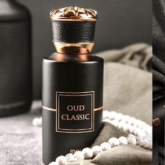 AHMED OUD CLASSIC EDP - 50mL | Oriental Oud with for Men and Women | Oudh Notes Balanced Beautifully with Light Citrus, Vanilla, Musk and Patchouli | by Al Maghribi Arabian Oud and Perfumes Dubai