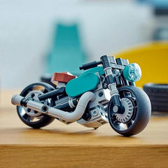 LEGO 31135 Creator 3 in 1 Vintage Motorcycle Set, Classic Motorbike Toy to Street Bike to Dragster Car, Vehicle Building Toys for Kids, Boys and Girls