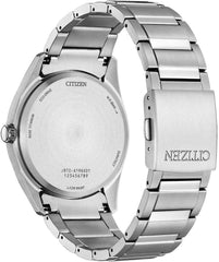 Citizen Men's Analogue Eco-Drive Watch with Titanium Strap AW1641-81E, Black, Bracelet