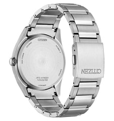 Citizen Men's Analogue Eco-Drive Watch with Titanium Strap AW1641-81E, Black, Bracelet
