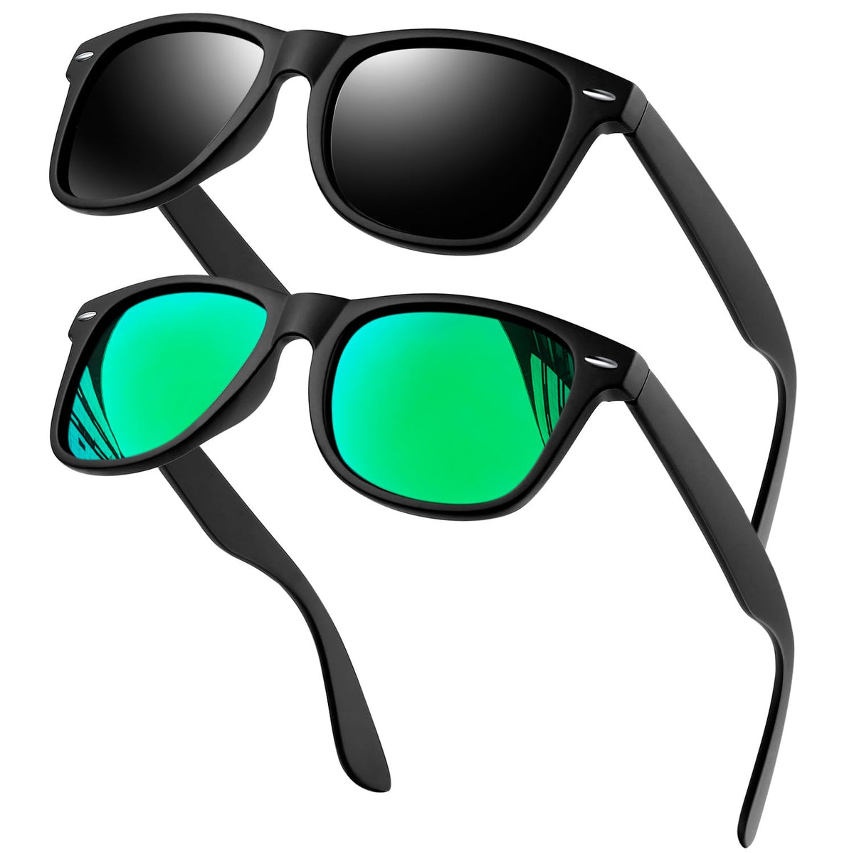 KANASTAL Polarized Sunglasses Men, Fashion Square Sun Glasses Women, Classic Shades for Womens, Driving Fishing Outdoor 100% UV400 Protection