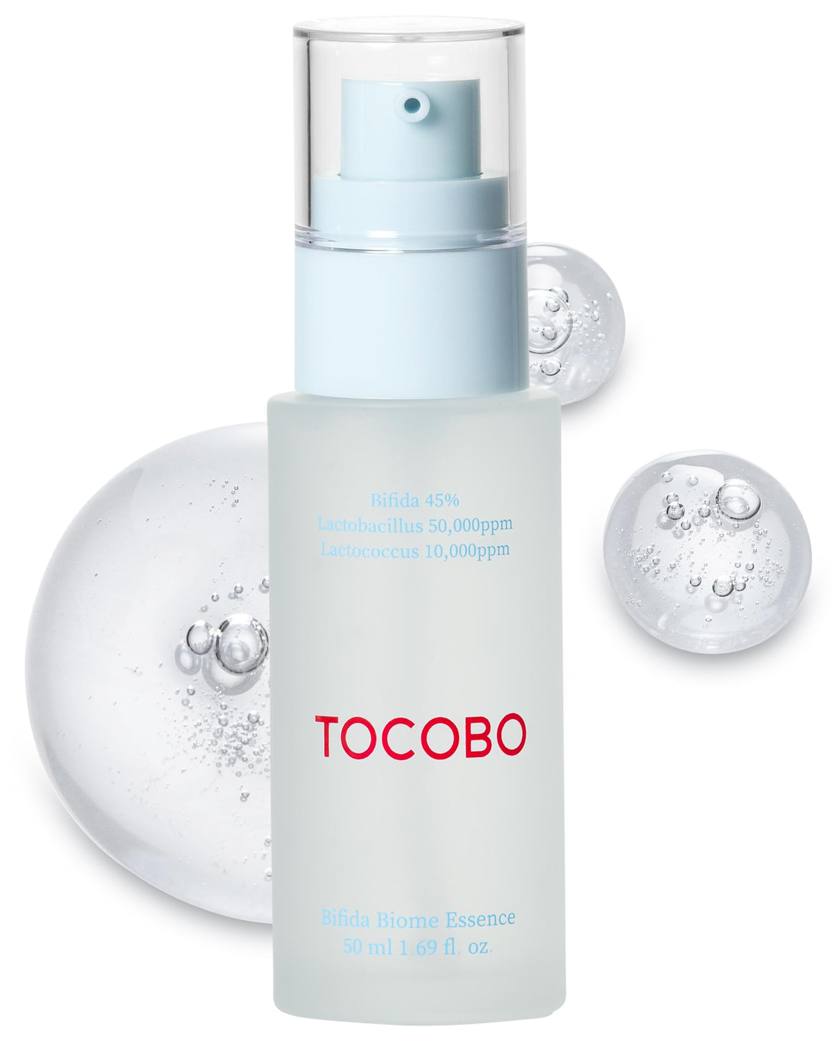 TOCOBO Bifida Biome Essence 1.69Fl Oz, 50ml, All in one, Skin Repair Serum, Korean Skin Care, Skin Barrier Essence, Natural Ingredients, Vegan Essence, Cruelty Free, Korean Vegan Essence