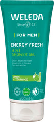 Weleda Men Energy Fresh 3 in 1 Shower Gel, 200 ml