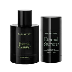 Each & Every Eternal Summer Bundle – Natural Hair & Body Mist + Aluminum-Free Deodorant – Vegan, Cruelty-Free, Coconut & Lime