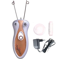 Electric Cotton Thread Epilator, Body Facial Hair Remover Cotton Shaver, Lady Facial threading Hair Remover for Women, Automatic Threader Machine Epilator for Fine Hairs on Face,Chin,Upper Lip,Arms (