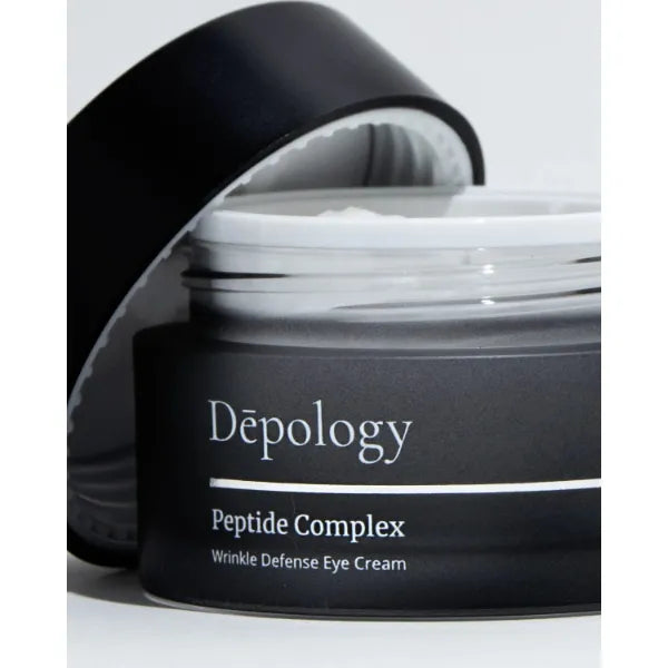 Depology Peptide Eye Cream for Wrinkles and Fine Lines – Anti-Aging Under Eye Treatment with Argireline, Collagen, Niacinamide & Hyaluronic Acid – Firming & Hydrating for Puffy Eyes and Dark Circles