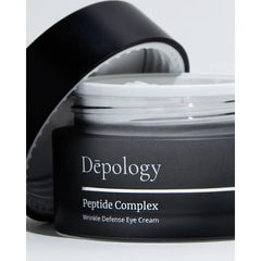 Depology Peptide Eye Cream for Wrinkles and Fine Lines – Anti-Aging Under Eye Treatment with Argireline, Collagen, Niacinamide & Hyaluronic Acid – Firming & Hydrating for Puffy Eyes and Dark Circles