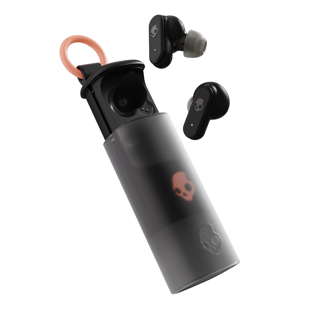 Skullcandy Dime Evo in-Ear Wireless Earbuds, 36 Hr Battery, Microphone, Works with iPhone Android and Bluetooth Devices - True Black