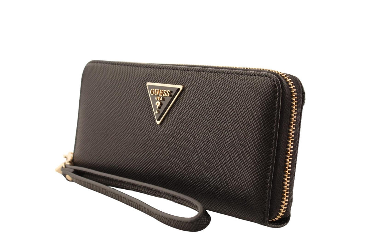 GUESS Womens Laurel Large Zip Around Wallet Handbag – DiscountStore