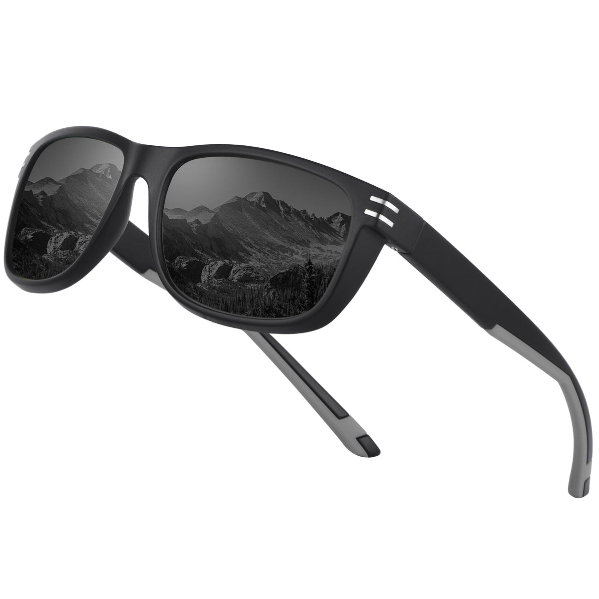 WASAIKKU Polarized Sunglasses for Men Fashion Sunglasses with 100% UV Protection Sports Fishing Driving Shades