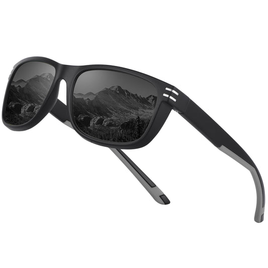 WASAIKKU Polarized Sunglasses for Men Fashion Sunglasses with 100% UV Protection Sports Fishing Driving Shades