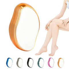 m MU Painless Epilator, Stone Depilatory, Crystal Epilator, Reusable Nano Crystals Epilator, Hair Removal Tool for Legs, Arms and Back/Gold