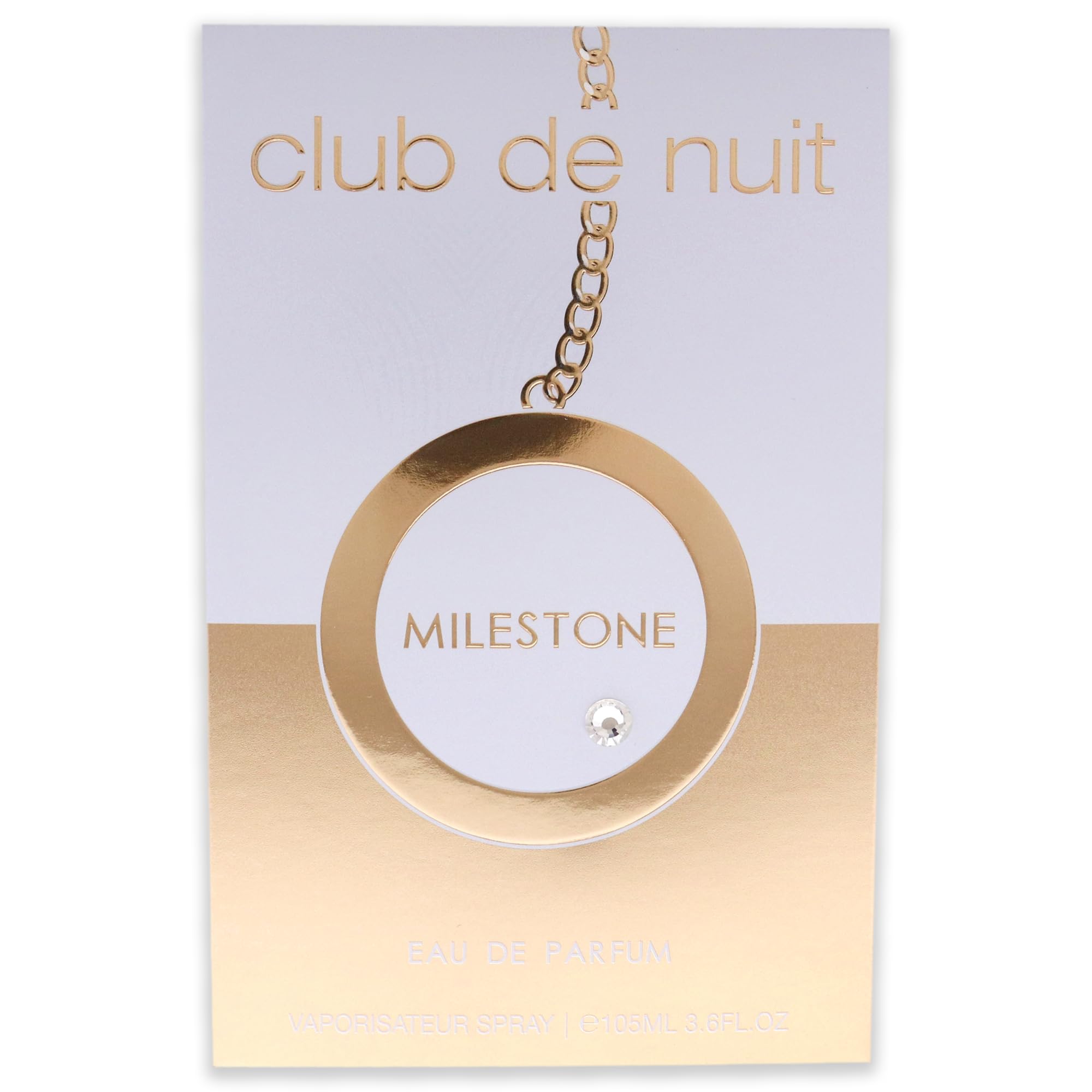 ARMAF Club De Nuit Milestone For Women, Eau De Parfum For Her 105ml By ARMAF From The House Of Sterling, Gold