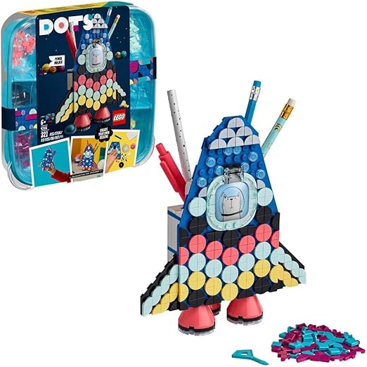 LEGO DOTS Pencil Holder 41936 DIY Craft Decoration Kit (321 Pieces)