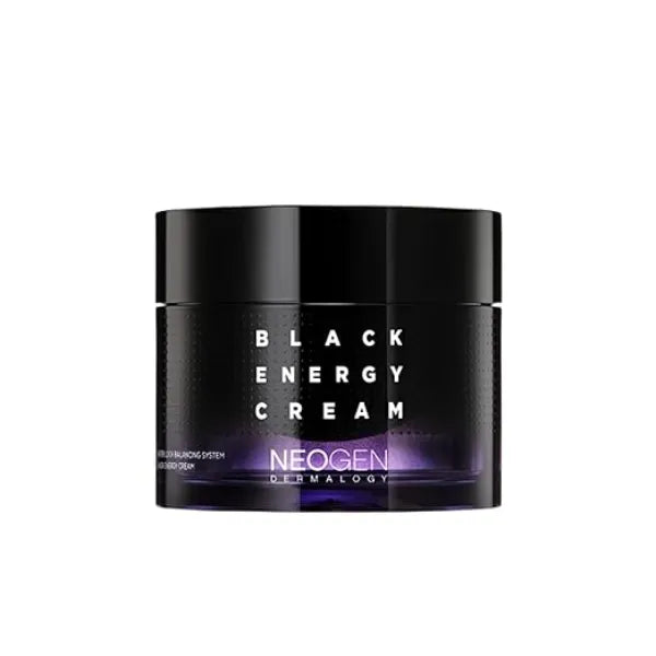 NEOGEN DERMALOGY Black Energy Cream Revitalizing & Nourishing Gel Moisturizer Sleep Mask Facial Cream w/Plant Derived Ingredients 2.7oz