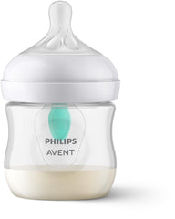 Philips-Avent NATURAL 3.0 FEEDING BOTTLE 125ML X1 with vent, Transparent