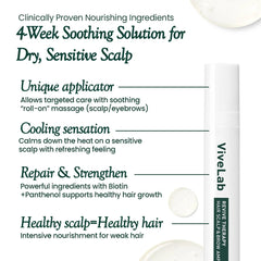 Scalp&Hair Serum for Thinning Hair by Vivelab,15ml–Clinically Tested,Nourishing Formula with Biotin,peptide. Promotes Healthy Scalp&Fuller-Looking Hair