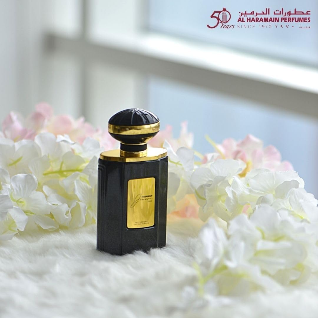 Al Haramain Junoon Noir Eau de Perfume for Unisex, 75 ml