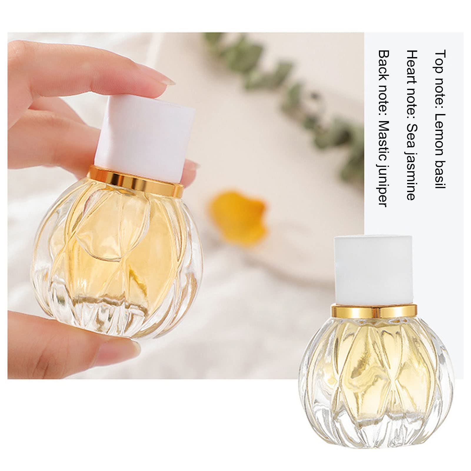 20ml Perfume Lasting, Transparent Lady Floral Light Perfume for Women Students(Yellow)