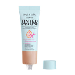 wet n wild Bare Focus Tinted Hydrator Matte Natural Finish, Oil-Free Tinted Face Moisturizer Makeup, Hyaluronic Acid, Squalane, Sheer To Medium Coverage, Tan Medium Deep