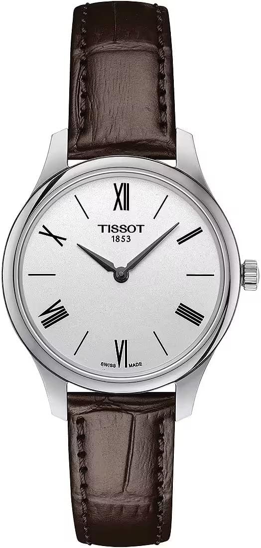 Tissot orologio donna Tradition 5.5 Lady 31mm acciaio quarzo T063.209.16.038.00 - Default Title - Brown