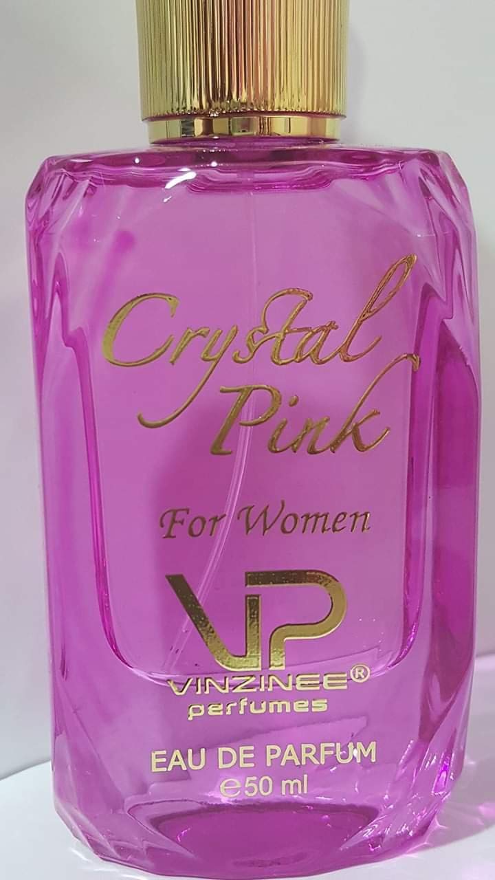 Vinzinee Women's Crystal Pink Perfume (50ml)