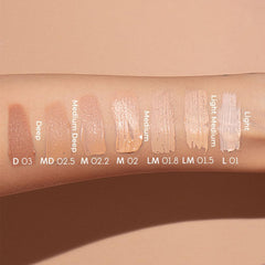Ruby's Organics Skin Tint Mattifying Liquid Foundation | Medium Coverage, Matte Finish, Breathable | Natural Organic Makeup, For Sensitive Skin | Shade L 01.8, 30ml