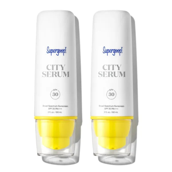 Supergoop! City Serum - 2 fl oz, Pack of 2 - SPF 30 PA+++ Anti-Aging Morning Lotion for Face