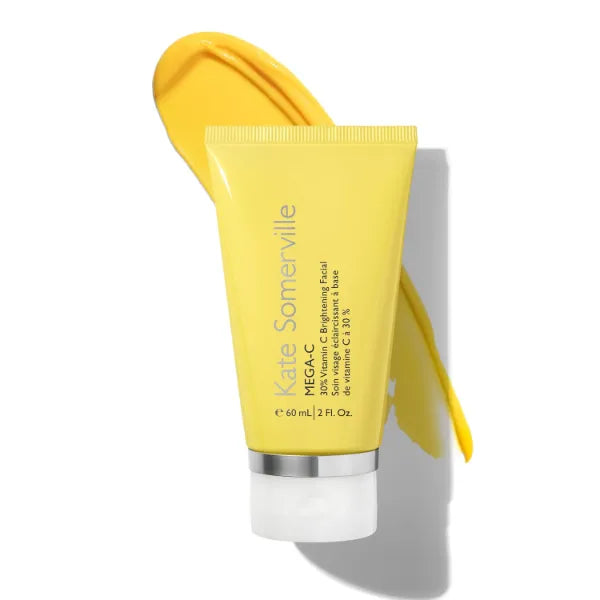 Kate Somerville Mega-C 30% Vitamin C Brightening Facial Mask – Clinic-Grade Treatment to Brighten, Even Skin Tone & Firm - 2 Fl Oz
