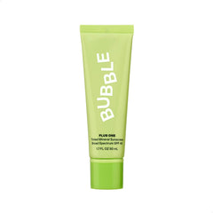Bubble Skin Care Plus One Mineral Sunscreen for Face SPF 40 - Tinted Sunscreen with Zinc Oxide and Omega 3 Fatty Acids - Hydrating and Blurring Tinted Sunscreen for All Skin Types (50ml)