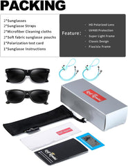 Flexible Kids Sunglasses Polarized Sports Sun Glasses Girls Boys Shades with Straps UV400 Protection Eyewear for Age 2-10