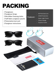 Flexible Kids Sunglasses Polarized Sports Sun Glasses Girls Boys Shades with Straps UV400 Protection Eyewear for Age 2-10