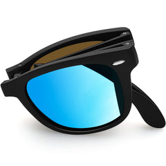Joopin Folding Sunglasses for Men Women UV400 Protection Easy Carry Foldable Sunglasses for Driving Traveling