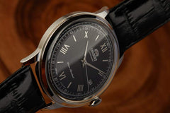 Orient Men's '2nd Gen. Bambino Ver. 2' Japanese Automatic Stainless Steel and Leather Dress Watch