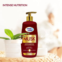 Cool & Cool Musk Body Lotion | Non Greasy & Paraben Free, 500ml