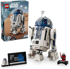 LEGO Star Wars R2-D2 Model Set, Buildable Toy Droid Figure for 10 Plus Year Old Kids, Boys & Girls, with 25th Anniversary Darth Malek Minifigure and Decoration Plaque, Memorabilia Gift Idea 75379