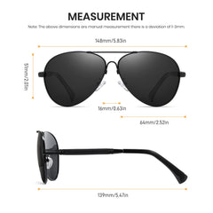 Cyxus Sunglasses for Men Women Classic Polarized Sunglasses UV400 Protection Anti Glare for Driving Outdoor