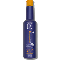 GK HAIR Global Keratin Silver Bombshell Purple Shampoo 280ml - For Blonde, Platinum, Ash, Silver & Gray Hair Moisturizes Dry & Damaged Removes Yellow Brassy Tones