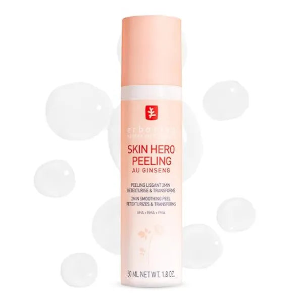Erborian Skin Hero, Facial Peel with White Ginseng Complex Home Face Peel Mask Retexturizes, Transforms Texture & Appearance of Fine Lines Reduces Pores & Imperfections Korean Skincare 1.8 Oz