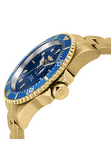 Invicta Men's Pro Diver Stainless Steel Quartz Diving Watch with Stainless-Steel Strap, Gold, Silver, 22 (Model: 23384, 23403)