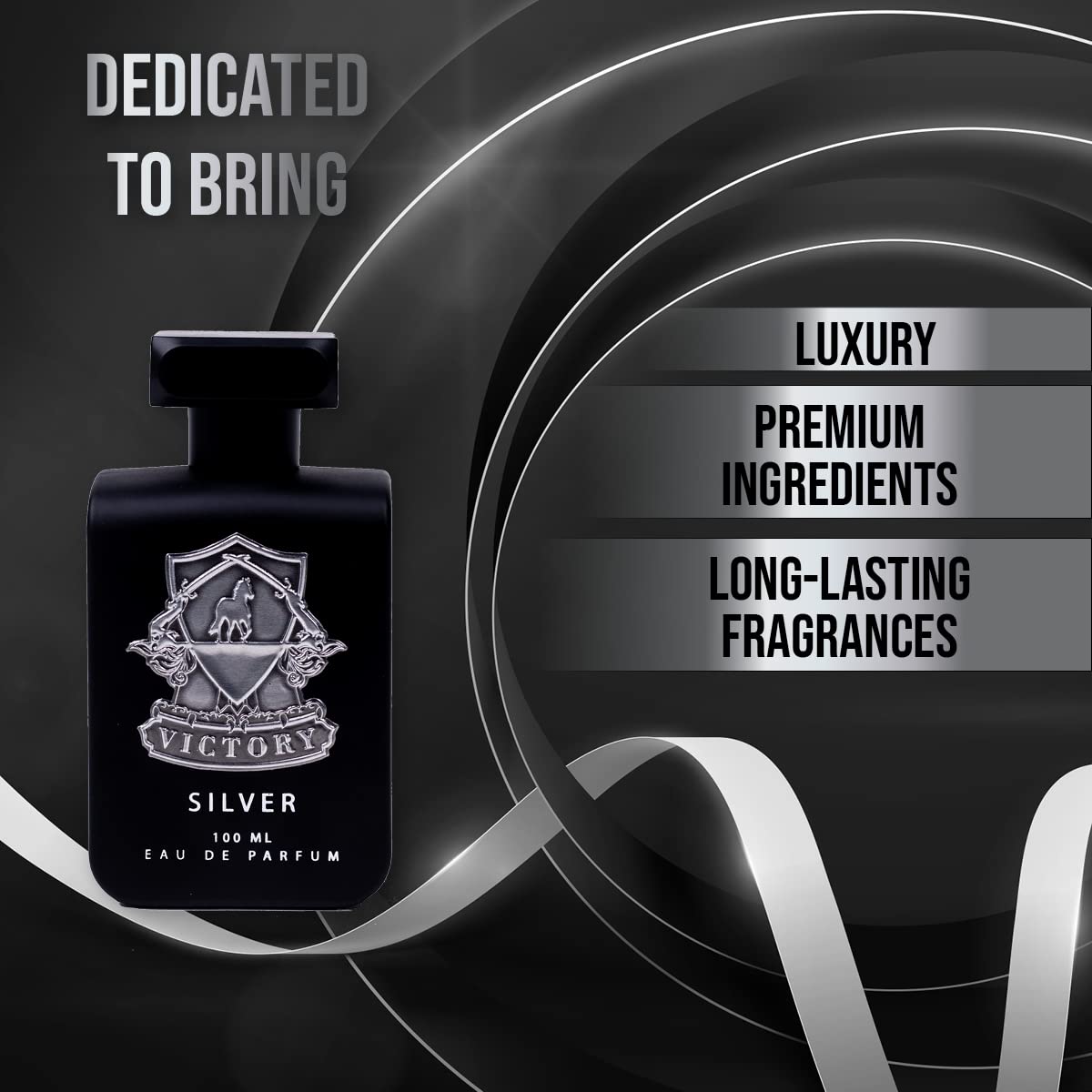 Victory Silver, Unisex perfume, 100ml, Eau de Parfum, Perfume for Men and Women, Lifestyle Scents, Luxury Scent, Oriental Blends, Unique Perfume, for Day and Night, 18+