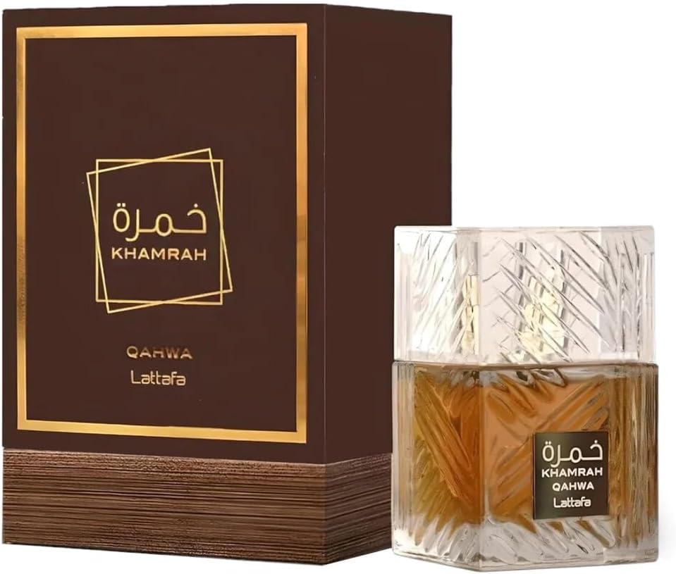 Lattafa Perfumes New Khamrah Qahwa for Unisex Eau de Parfum Spray / 3.4 Ounce/ 100 Ml EDP