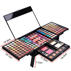 AEENAA 194-Color Shiny Eyeshadow Palette & All-in-One Makeup Kit for Women, Girls, and Kids – Best Makeup Set with Brushes, Eye Shadows, Blush, and Beauty Tools