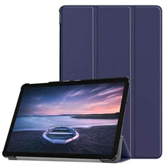 SKEIDO Case For Samsung Galaxy Tab S4 10.5 SM-T830 SM-T835 Smart Cover Funda Tablet Folding Stand Skin Shell (Blue)