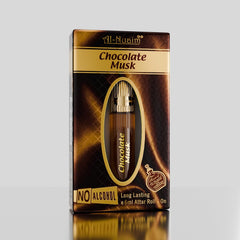 Chocolate Musk Alcohol Free Attar Roll On for Men & Women - Pack of 2 (6ml Each) | Exquisite & Long Lasting Fragrance