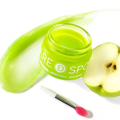 SPODARE Sleeping Lip Mask Green Apple Repair for Dry Cracked Lips, Infused with Vitamin C and Shea Butter, Lip Mask Nourish and Revitalize Overnight, Wake to Softer, Smoother, Glow Lip  0.42 Fl Oz