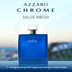 Azzaro Chrome Extreme Eau de Parfum — Mens Cologne — Woody, Citrus & Amber Fragrance, 1.7 Fl Oz
