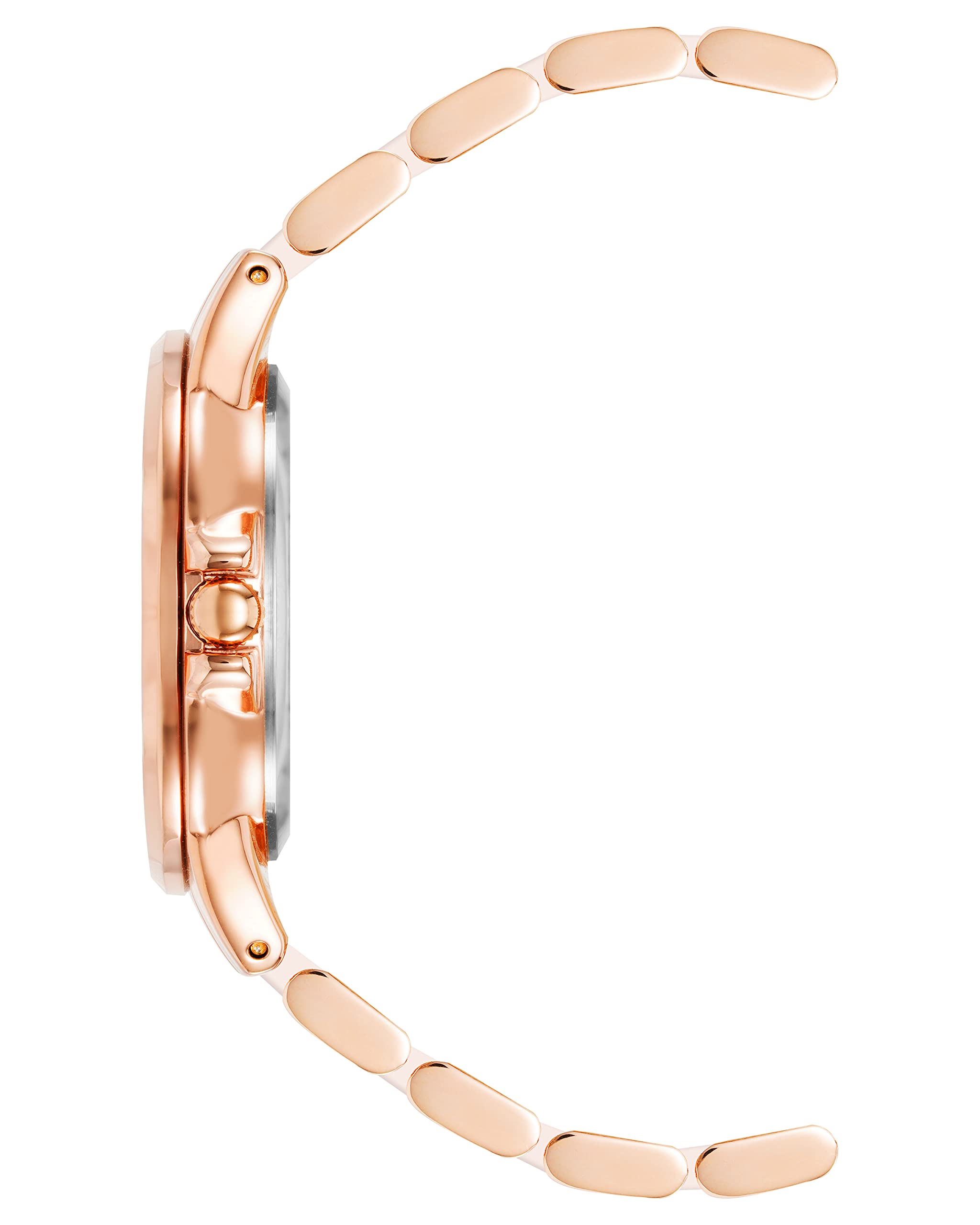 Anne Klein Women's Genuine Diamond Dial Ceramic Bracelet Watch, AK/4120, Blush/Rose Gold