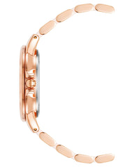 Anne Klein Women's Genuine Diamond Dial Ceramic Bracelet Watch, AK/4120, Blush/Rose Gold