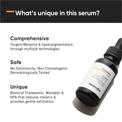 Minimalist 3% Tranexamic Acid Face Serum for PIE, PIH and Acne Scars | Face Serum with HPA to help provide even looking skin tone | 30 ml